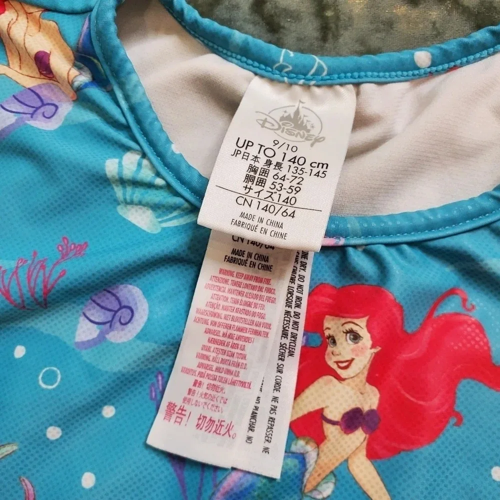 Disney Princess Ariel Swimming Top